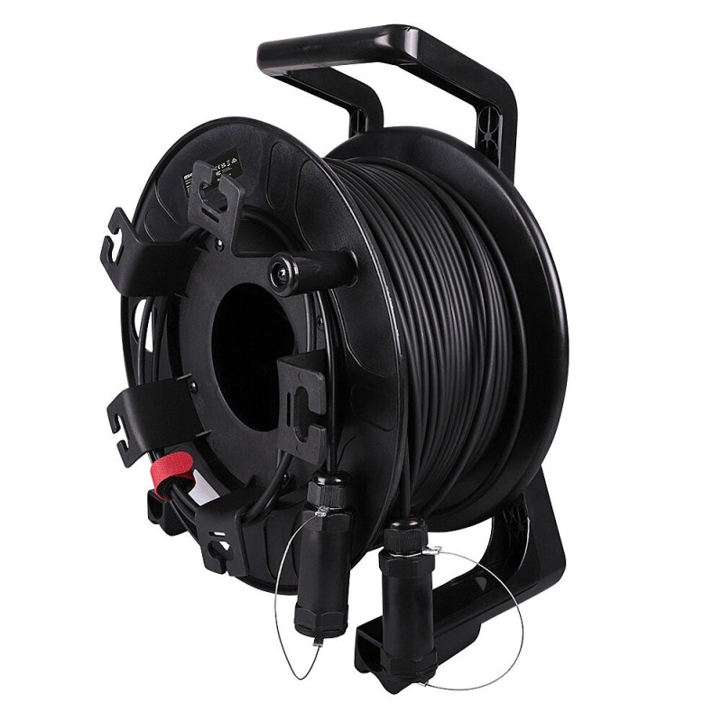 Lindy 100m Armored Fibre Optic